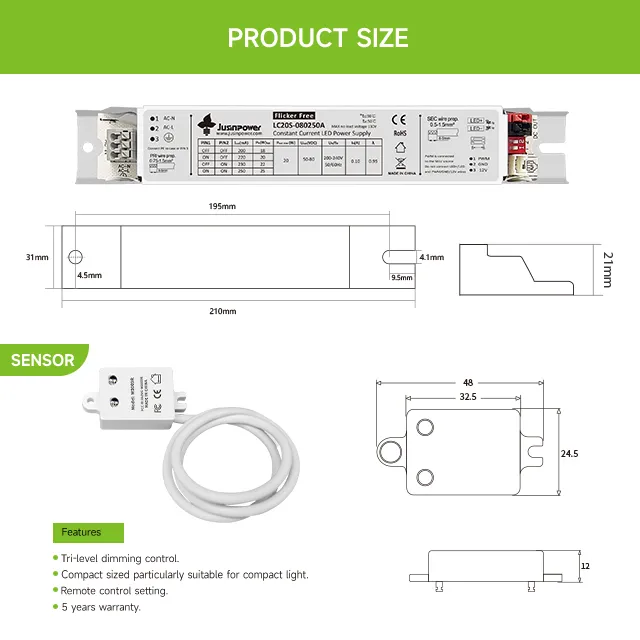 Sensor Drivers for Linear Lights Sensor Drivers for Linear Lights