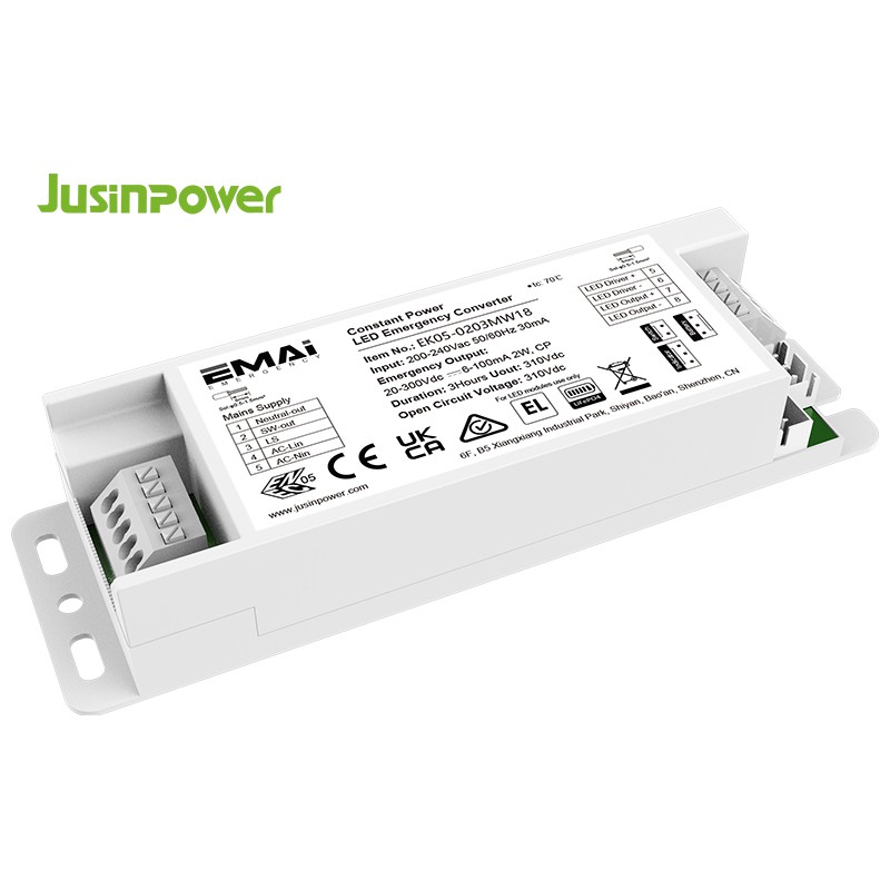 2–5W LED Emergency Power Packs – 1.5–3 Hours Duration Time