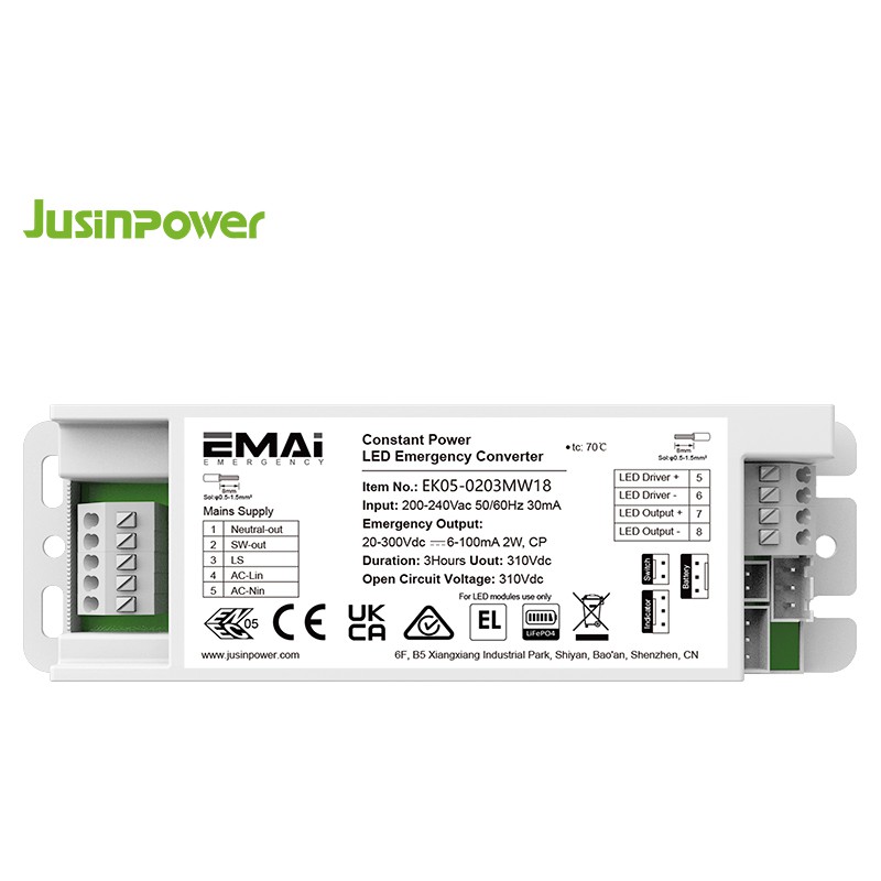 Constant Power Plastic Housing LED Emergency Drivers