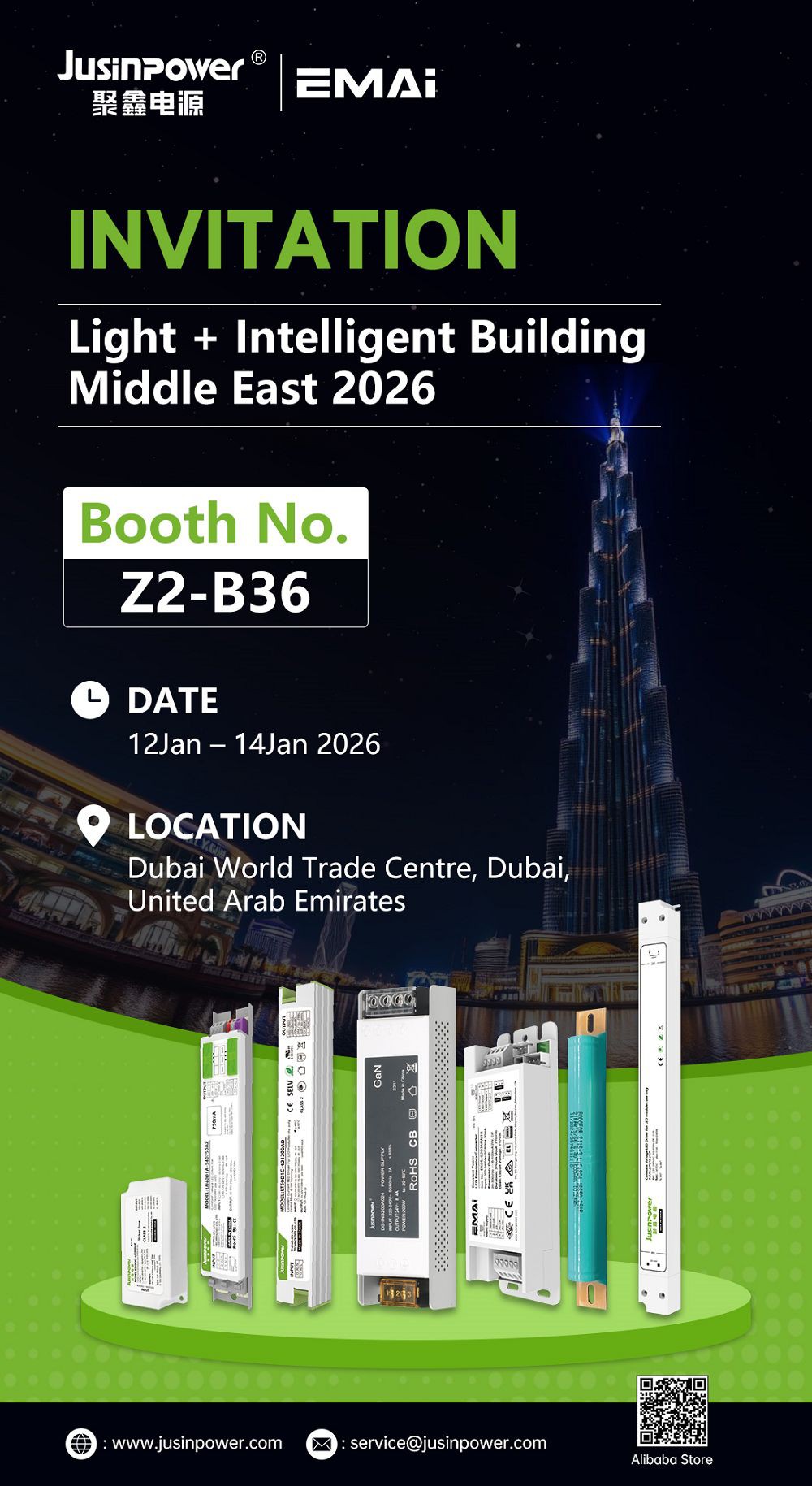2026 | Jusinpower Invites You To Attend The Dubai International Lighting And Intelligent Building Exhibition – News – Jusinpower