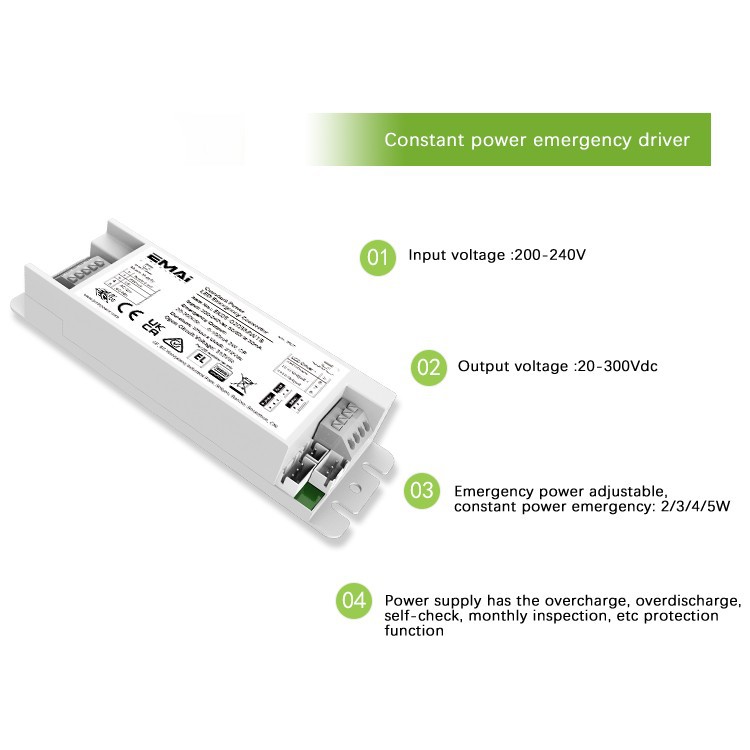 Rechargeable Lithium Battery Emergency Drivers With High Quality factory