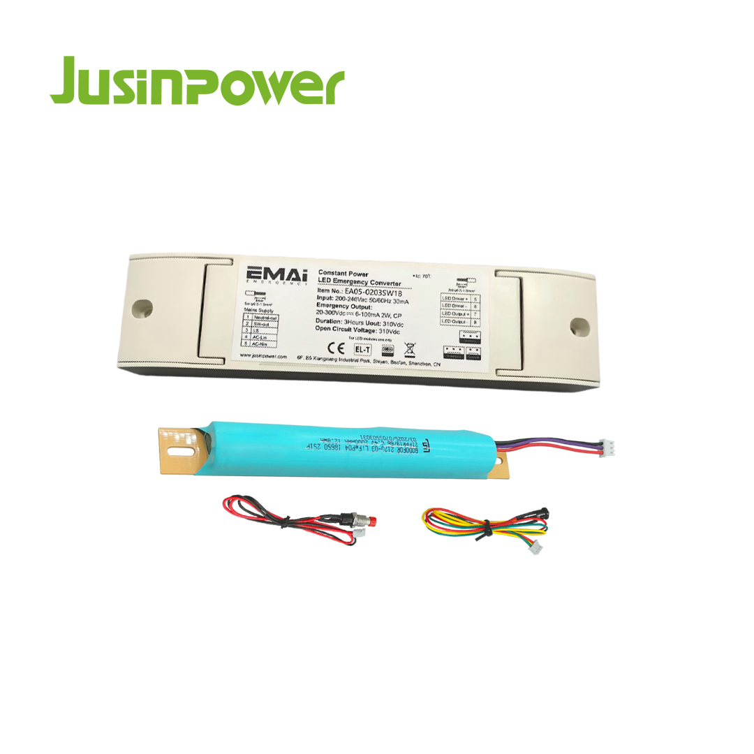 NEW Affordable LED Emergency Driver With LiFePO4 Battery Backup For Commercial Projects